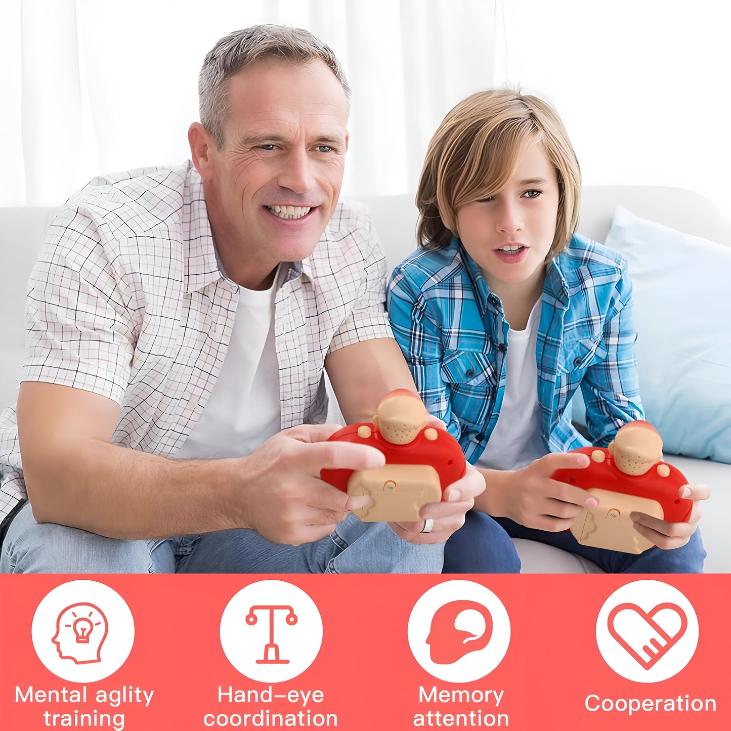 Juego De Memoria Luz Y Sonido Popit Push